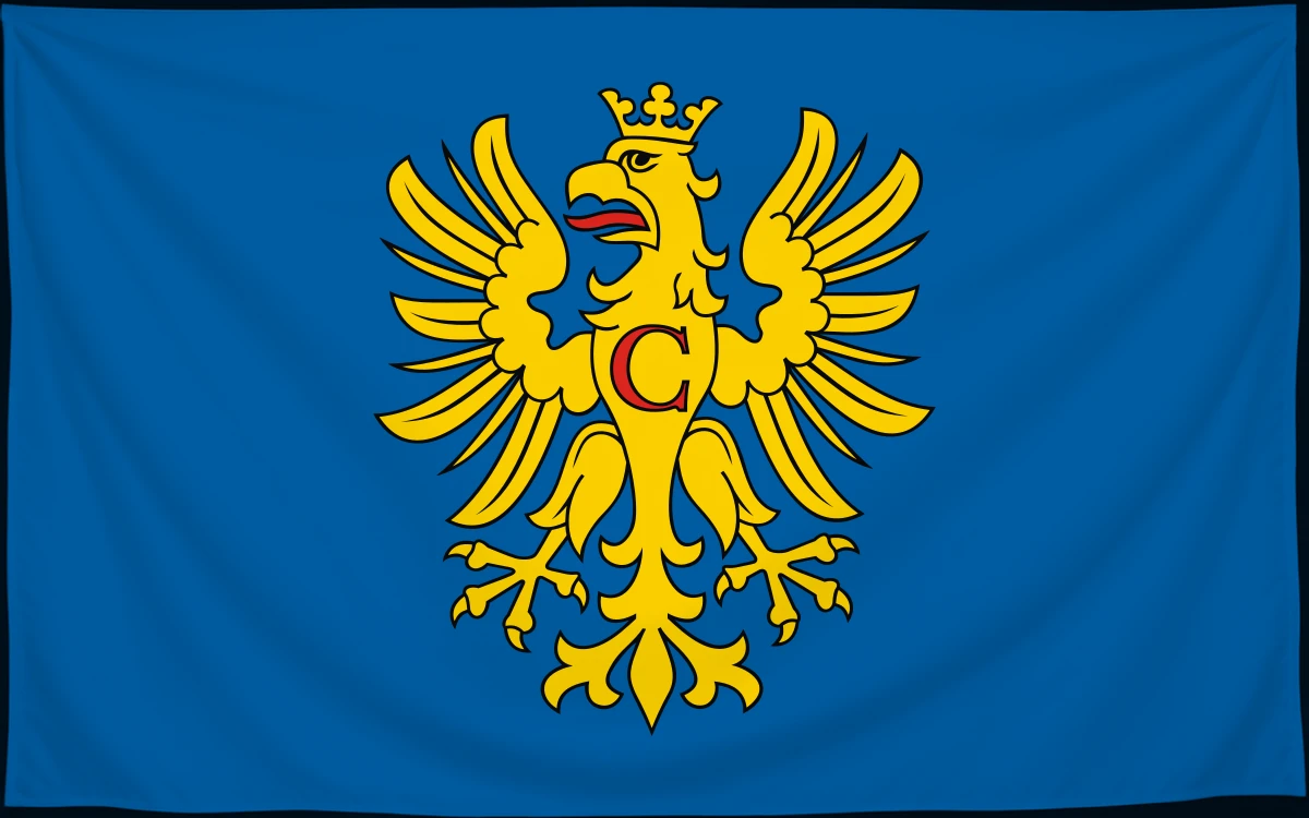 Флаг: Цешинский повет